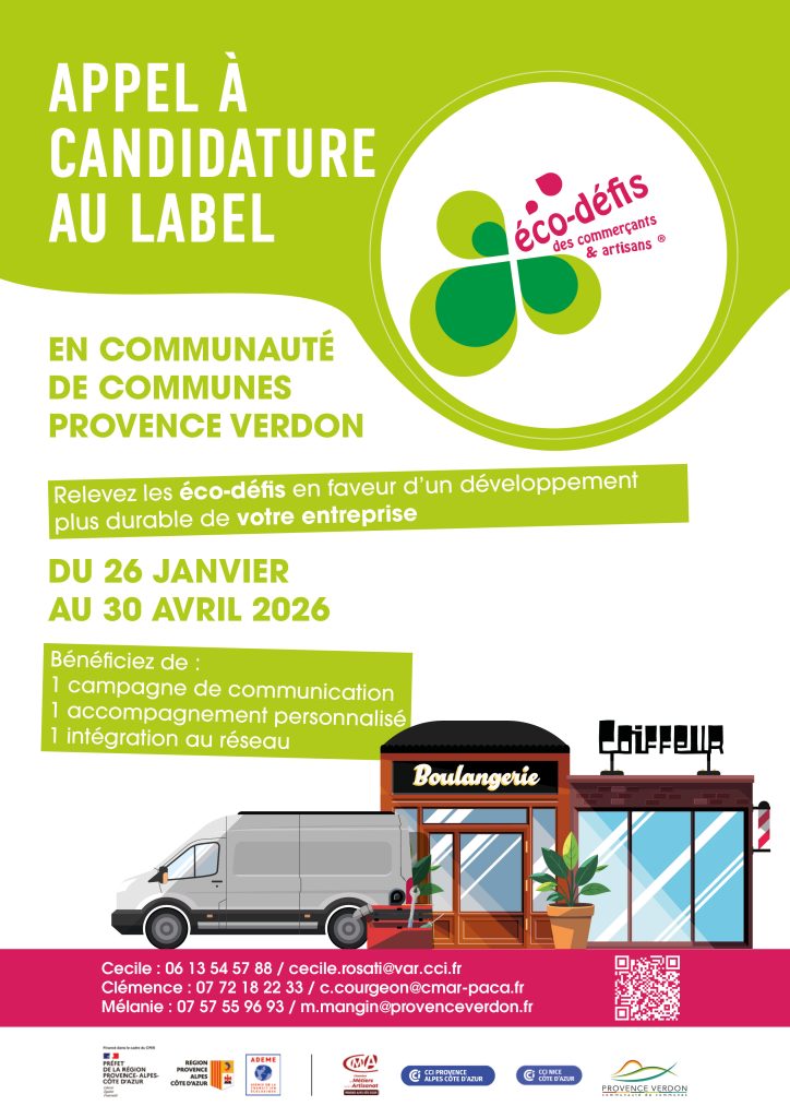 Affiche Éco-défi A4 CCPV