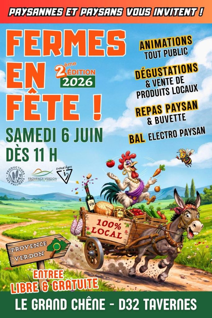 Affiche Fermes en fête 2026