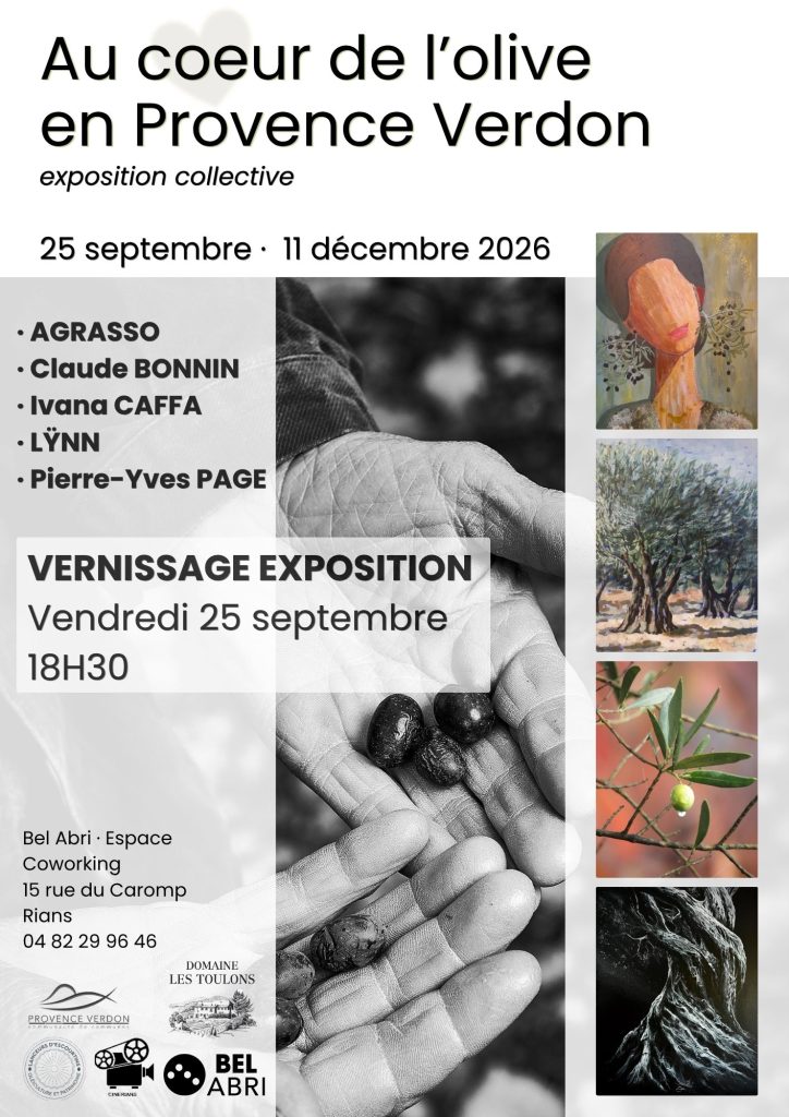 Vernissage affiche - Au coeur de l'olive en Provence Verdon (1)