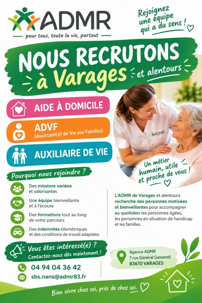 AFFICHE RECRUTEMENT